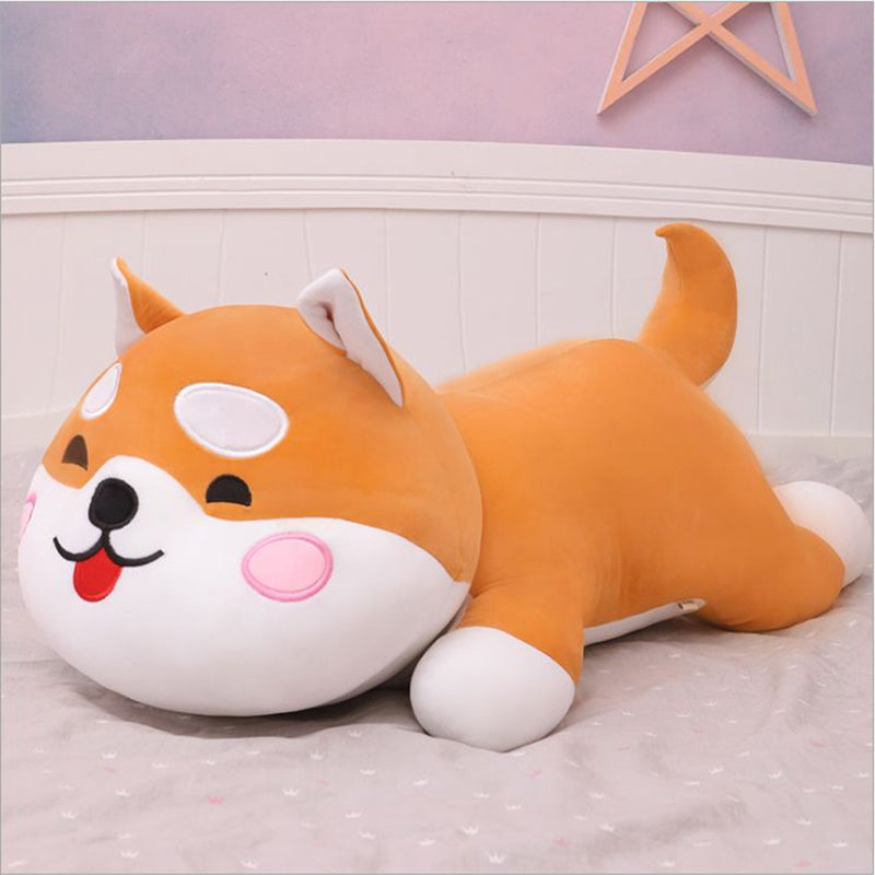 Shiba Inu Soft Doll Lying Down Dog Plush Toy