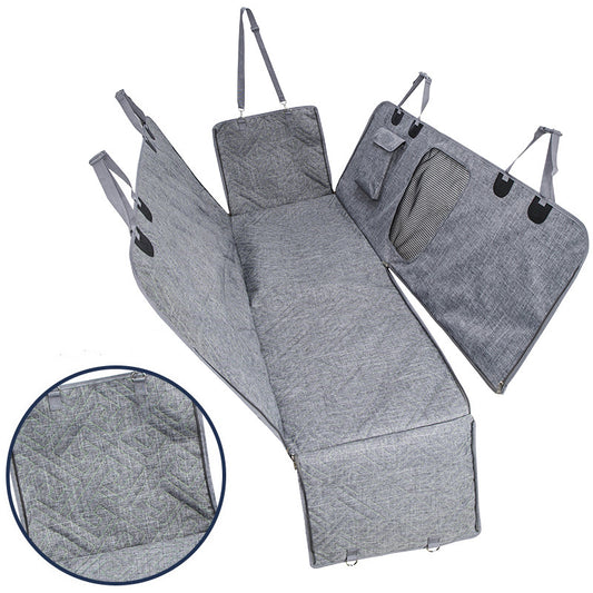 Car Dog Mat, Anti-dirty Doghousecar Pet Matrear Seatwaterproof Car