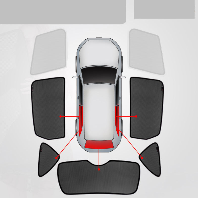 Heat Insulated Front Window And Rear Sunshade