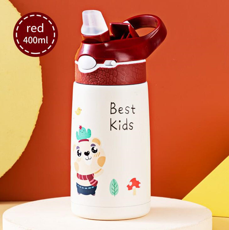 Children's Stainless Steel Thermo Cup With Straw