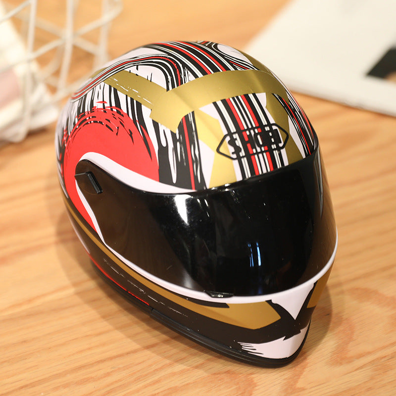 Motorcycle Helmet Racing Bear Decoration Gift