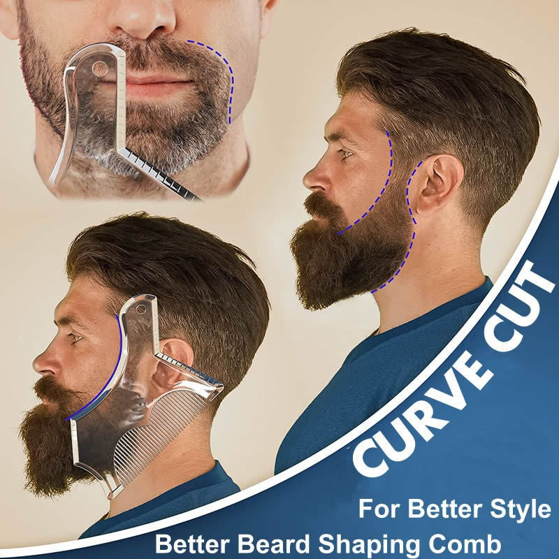 Men's Care Beard Comb 8-in-1 Beard Comb