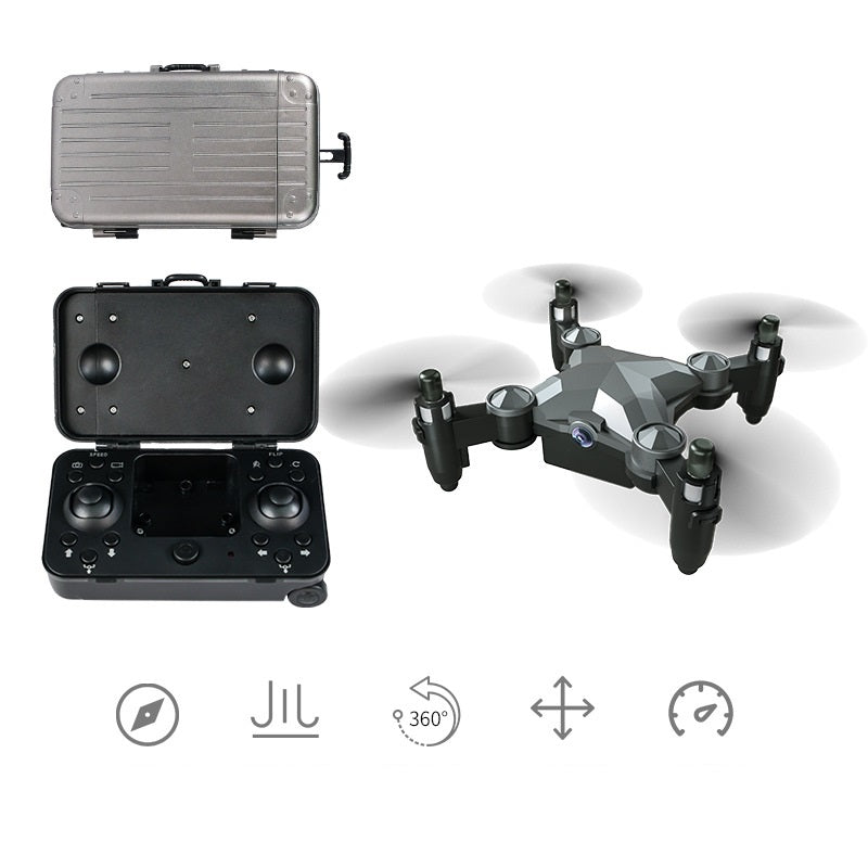 Suitcase Mini Drone Folding Aerial Photo Remote Control Plane