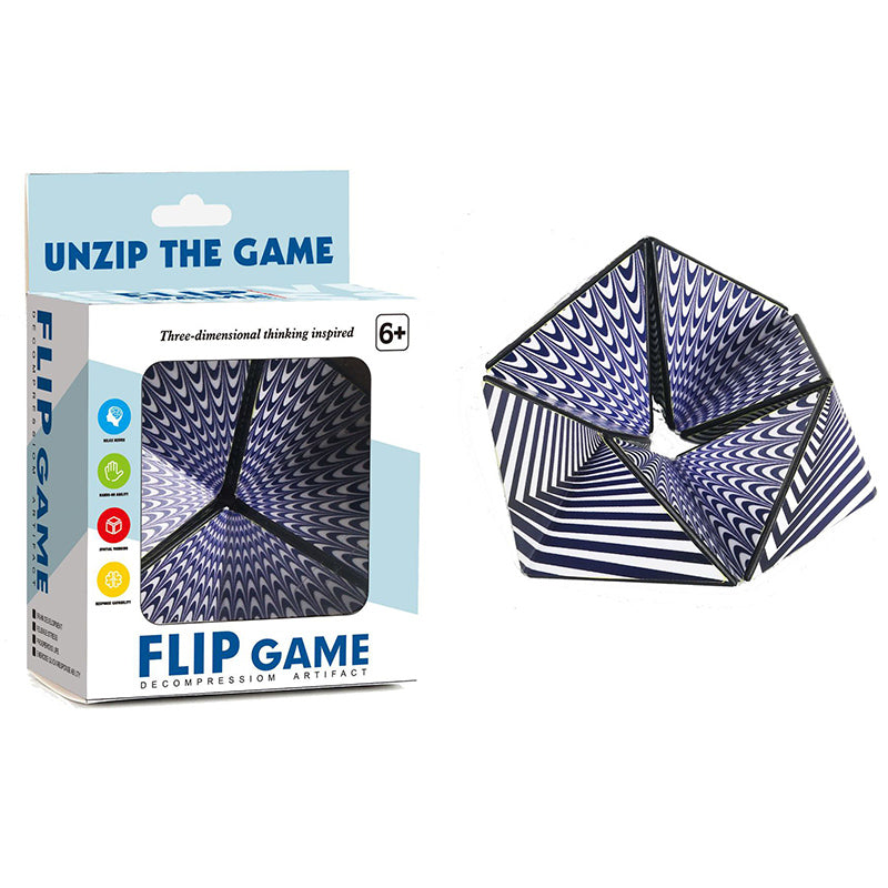 Decompression Irregular Infinite Flip Magnetic Puzzle Cube Toy