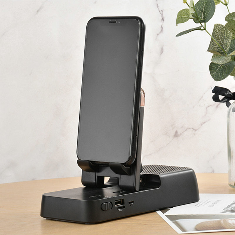 Phone Bracket Multifunctional Stable ABS Phone Tablet Bluetooth Mount For Home With Three Playing Mode