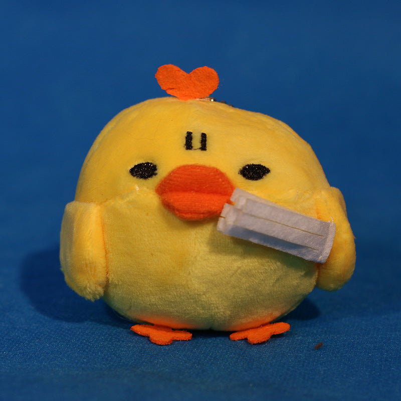 Plush Toy Chick Multi-shaped Pendant