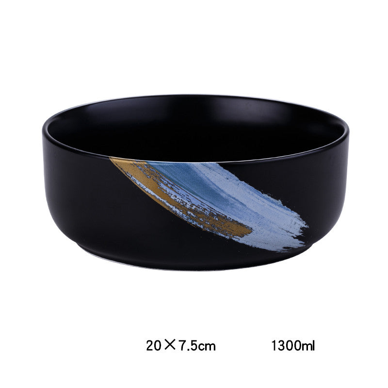 Creative Nordic Personality Simple Ceramic Western Food Bowl