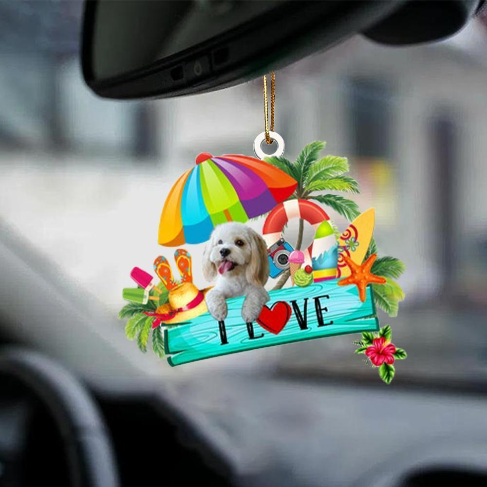 Car Pendant Sleeping Dog Angel Home Decor Acrylic Showcase Hanging Ornaments For Doors