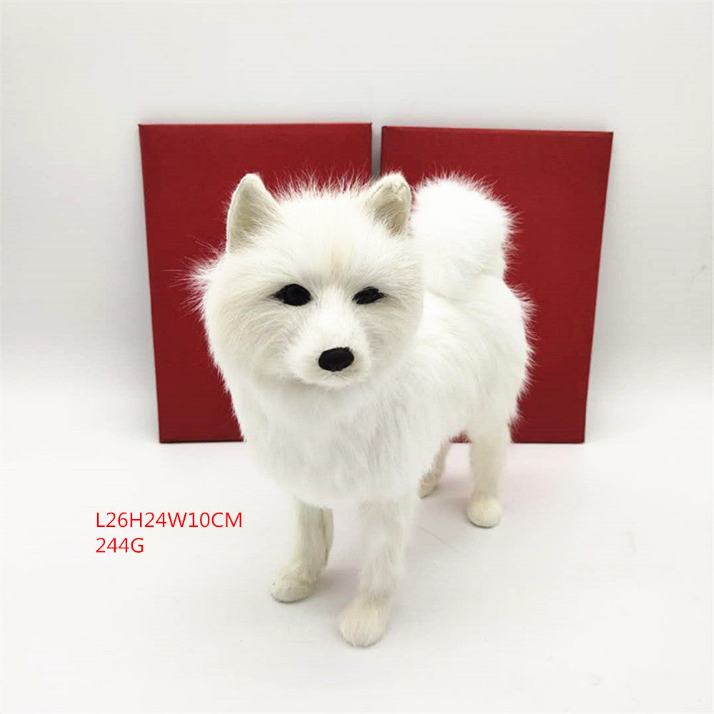 White Home Samoyed Ornaments Dog Crafts