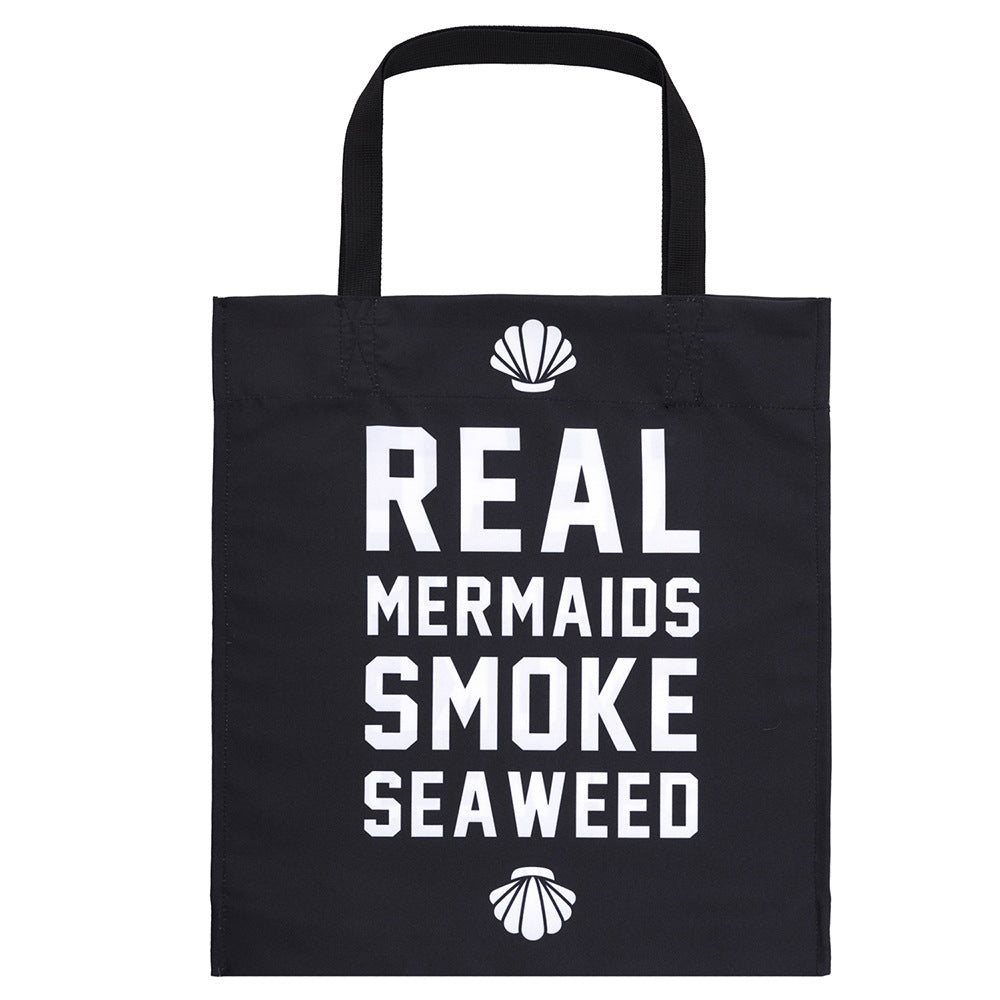 Eco-friendly Canvas Bag 3d Digital Printing Letter Tote Bag Shoulder Bag