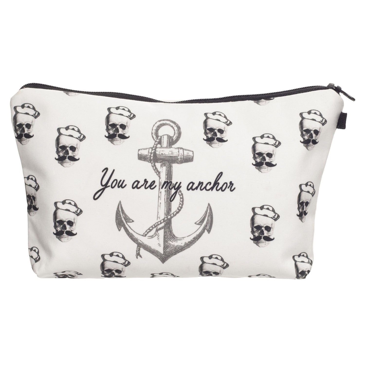 Storage Cosmetic Bag Digital Print Skull Skull Toiletry Bag