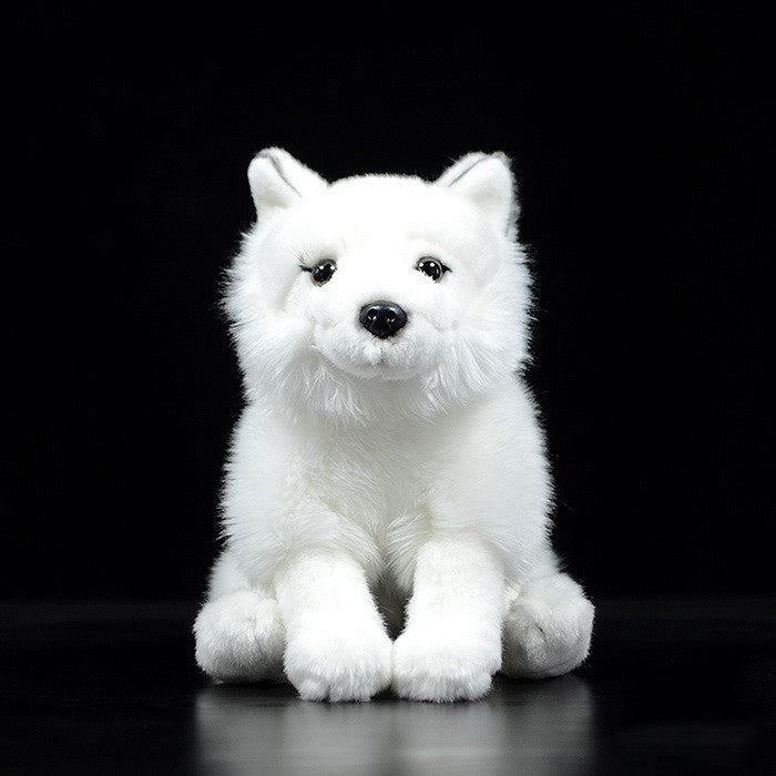 Simulation White Fox Arctic Fox Doll Plush Toy