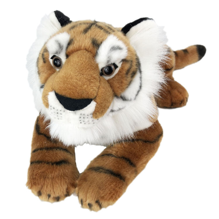 Yellow Tiger Plush Toy Doll Ornament