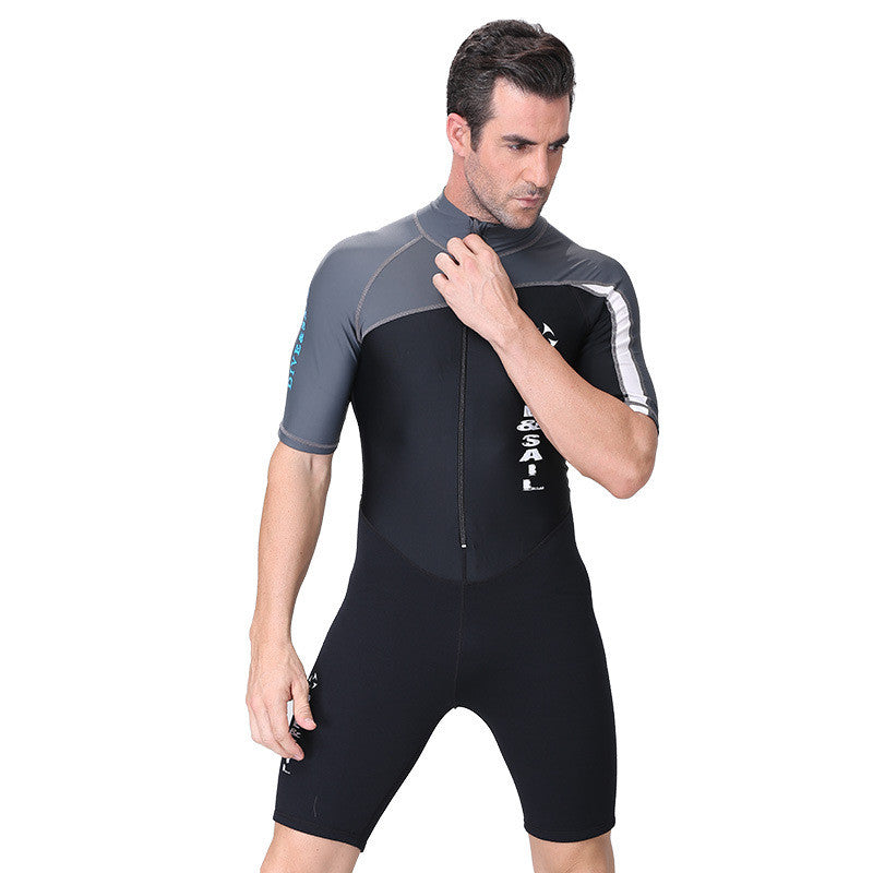 Men's And Women's One-piece Sunscreen Wetsuit Lycra
