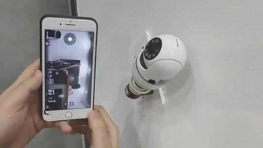 WiFi CAMERA 1080P Bulb Moving Head Surveillance Camera