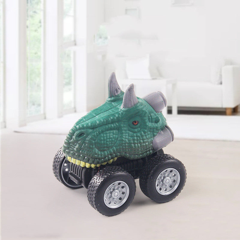 Simulation Dinosaur Model Mini Pull Back Car Inertia