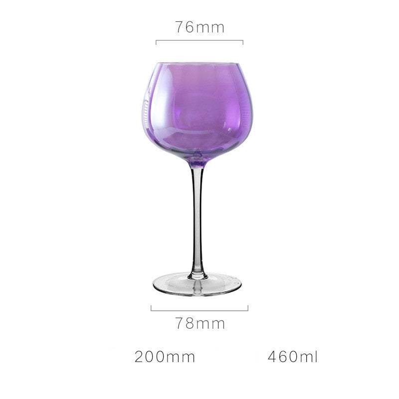 Nordic Style New Purple Crystal Glass Goblet