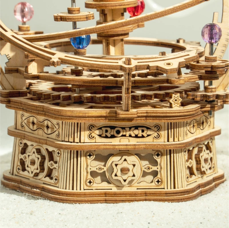 Robotime Rokr Music Box 3D Wooden Puzzle Building Kits Game Assembly Model Toys for Children Kids Birthday Christmas Gifts AMK51