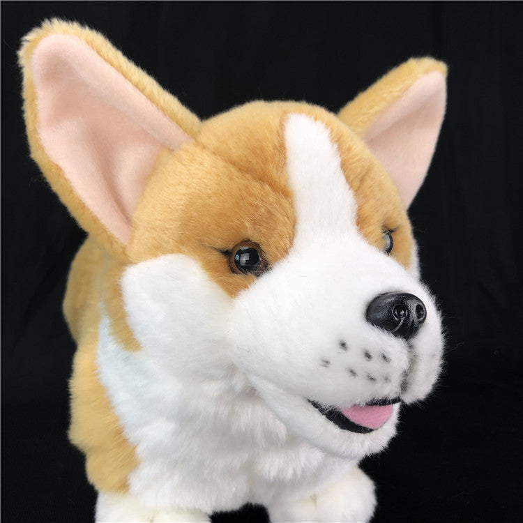 CorgiSimulation Corgi Dog Plush Doll Cute Puppy Dog Children Doll Doll Ornaments