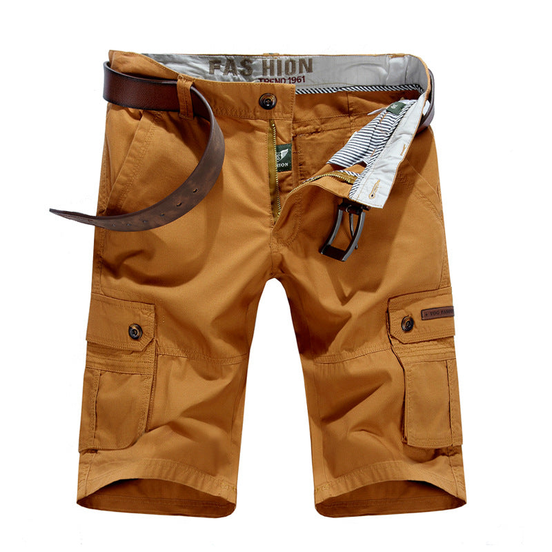 Summer New Style Multi-bag Tooling Five-point Pants Men's Fashion Casual Shorts