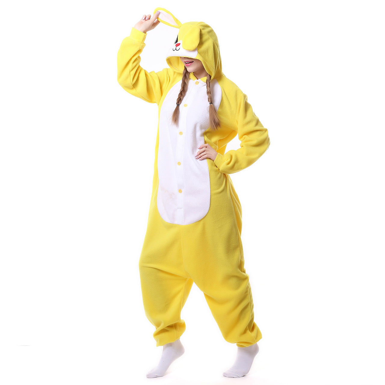 Fashion Women's Cartoon Animal One-piece Pajamas