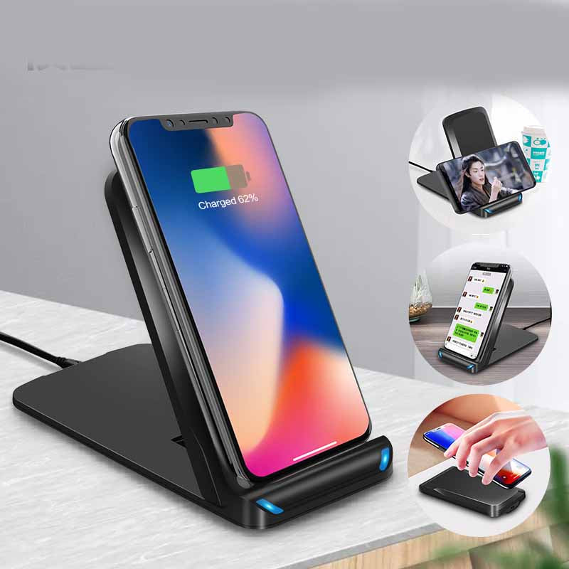 Plastic 10W Foldable Mobile Phone Wireless Charging