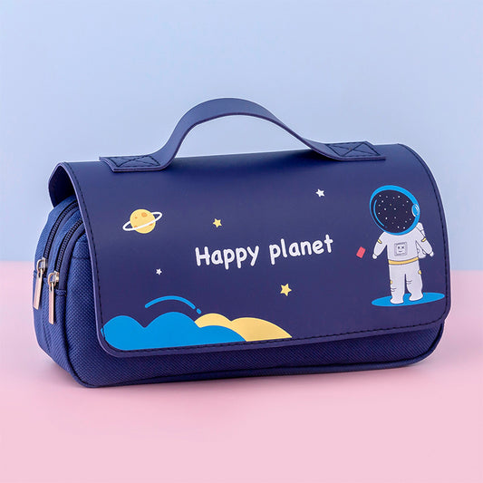 Large-capacity Pencil Case Cute Portable Cartoon Creative Multi-function