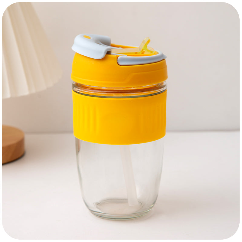 Women's Office Cute Portable Straw Cup