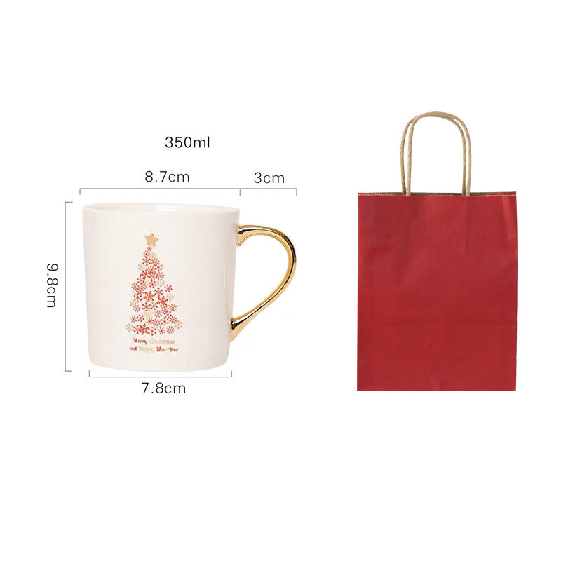 Christmas Gift Ceramic Couple Coffee Cup