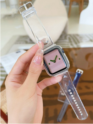 Brown Transparent Suitable For Iwatch Watch Strap