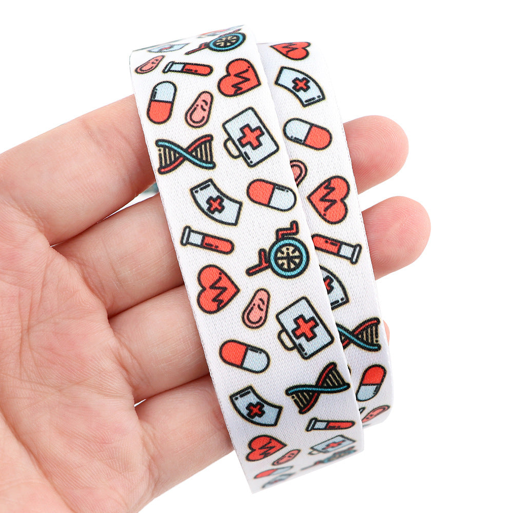 Cute Doctor Cartoon Mobile Phone Lanyard