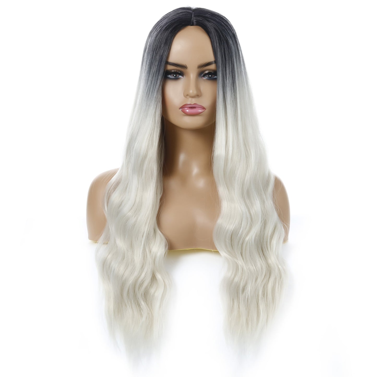 European And American Female Wigs, Wavy Curly Hair, Ladies Wig Head