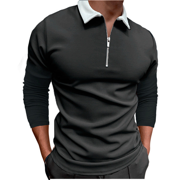 Men's Casual Long Sleeve T-shirt In Europe And America