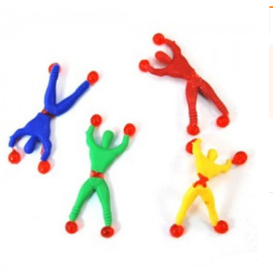 Small Sticky Man Climb On The Wall Children Toys Stick Man Bendy Toy Wall Climbing Man