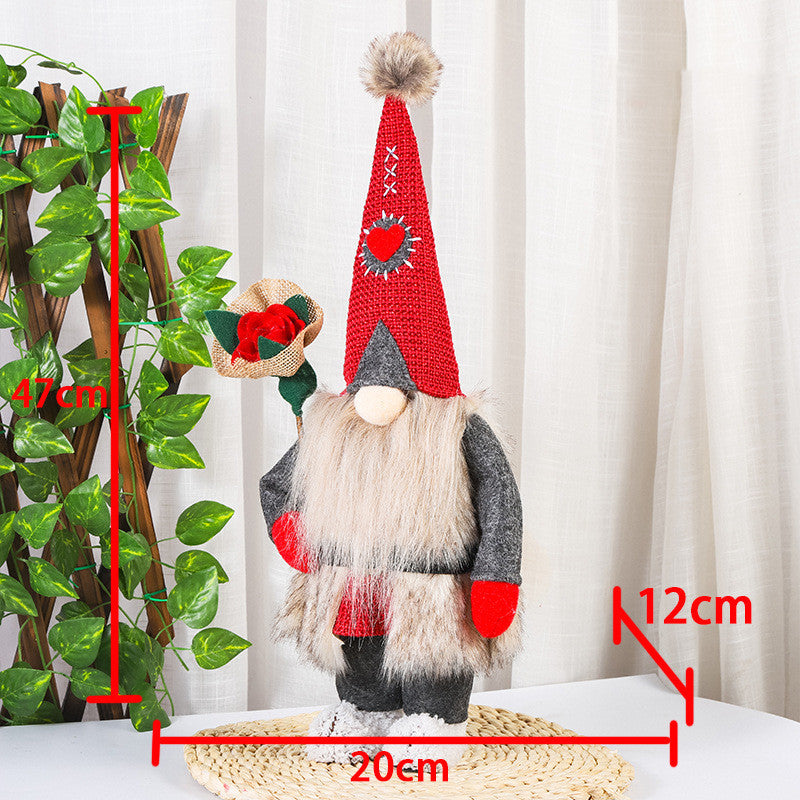 Standing Faceless Doll Creative Standing Doll Elf