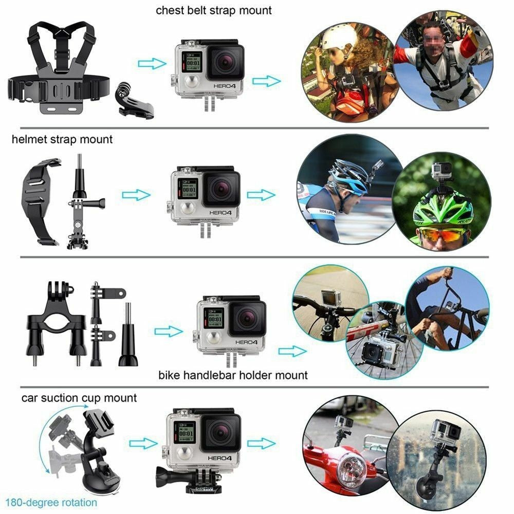 Sports DV camera accessories