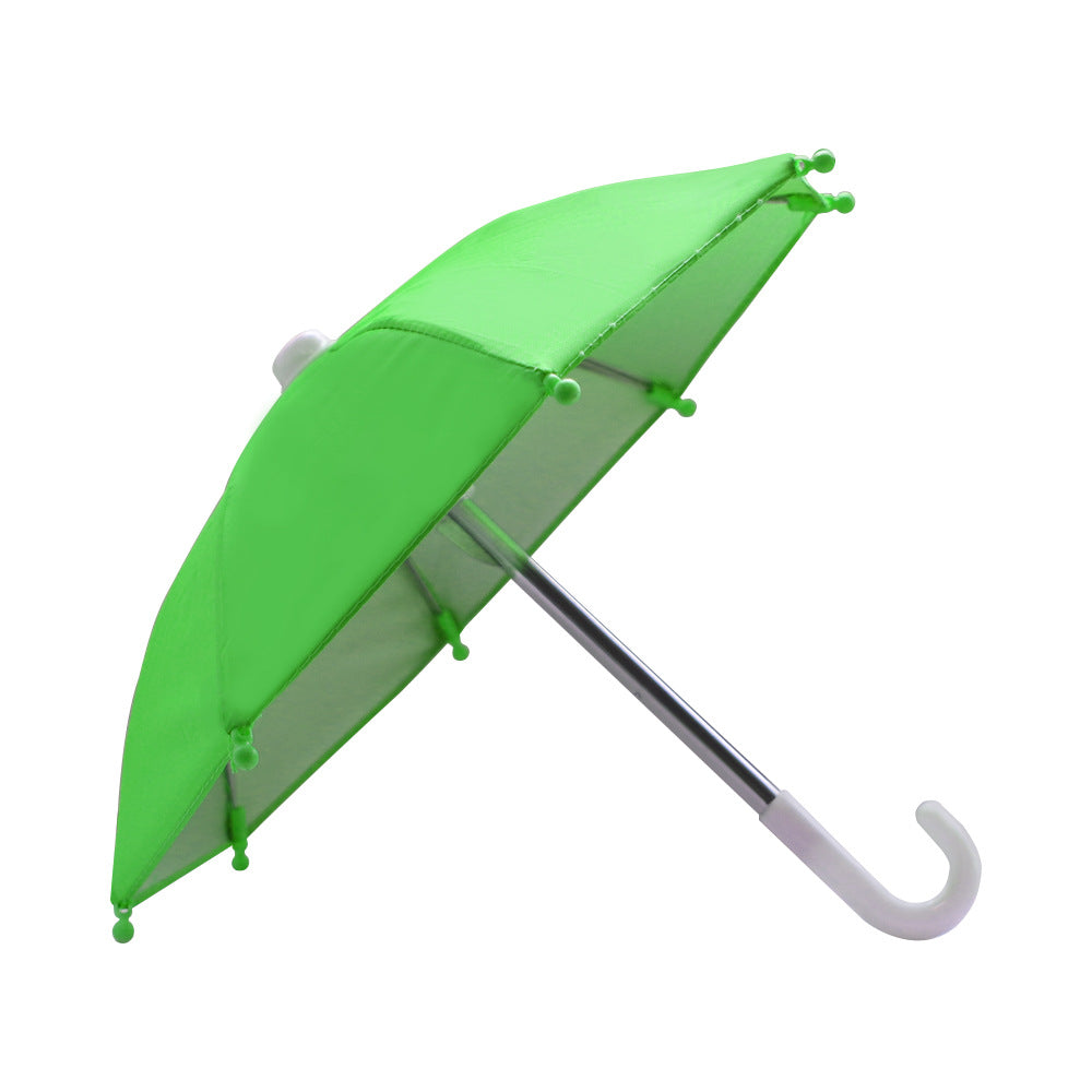 Mobile Phone Holder Locomotive Umbrella Waterproof Portable Mini Parasol Alloy Sun Shade Bicycle Umbrella For Riding