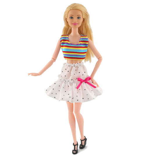 Girl Play House Toy 30cm Doll Dress Up