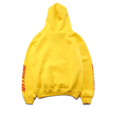 oversize loose round collars hoodie