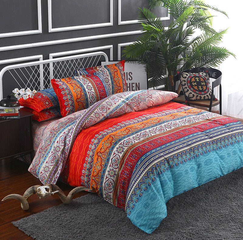 Bohemian Bedding Four-piece Set Of Ethni