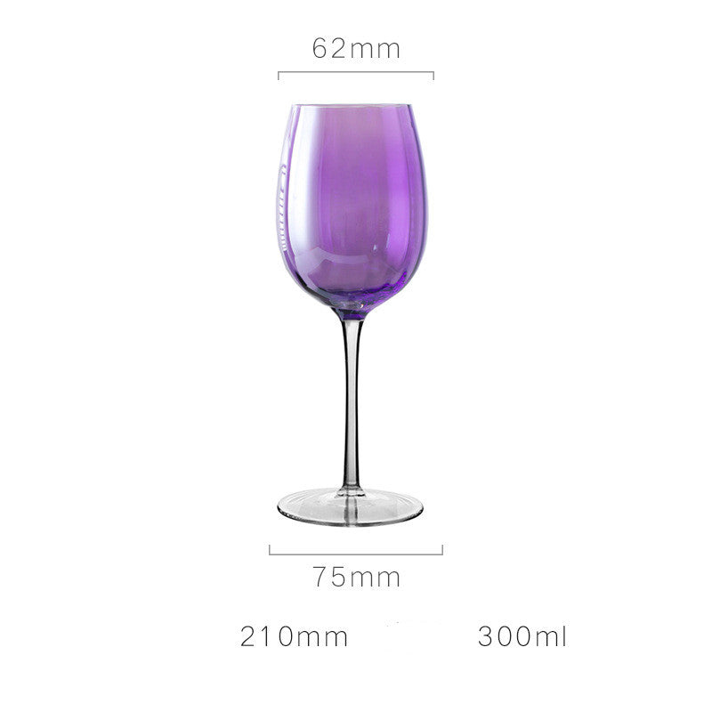 Nordic Style New Purple Crystal Glass Goblet