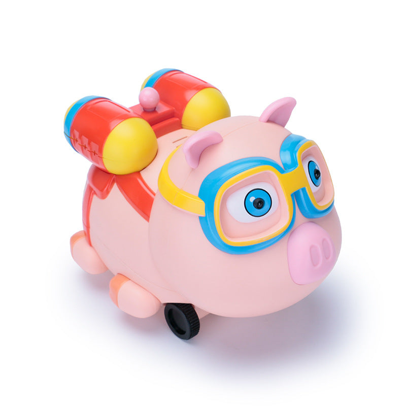 Piggy Watch Remote Control Car Toy With Jet Mist