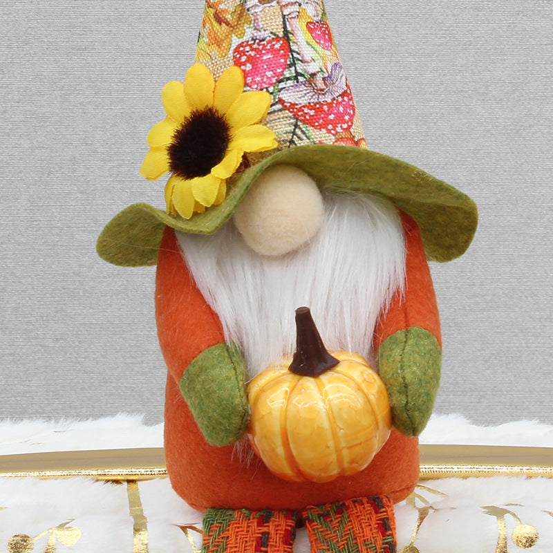 Harvest Festival Decorative Faceless Doll Ornament