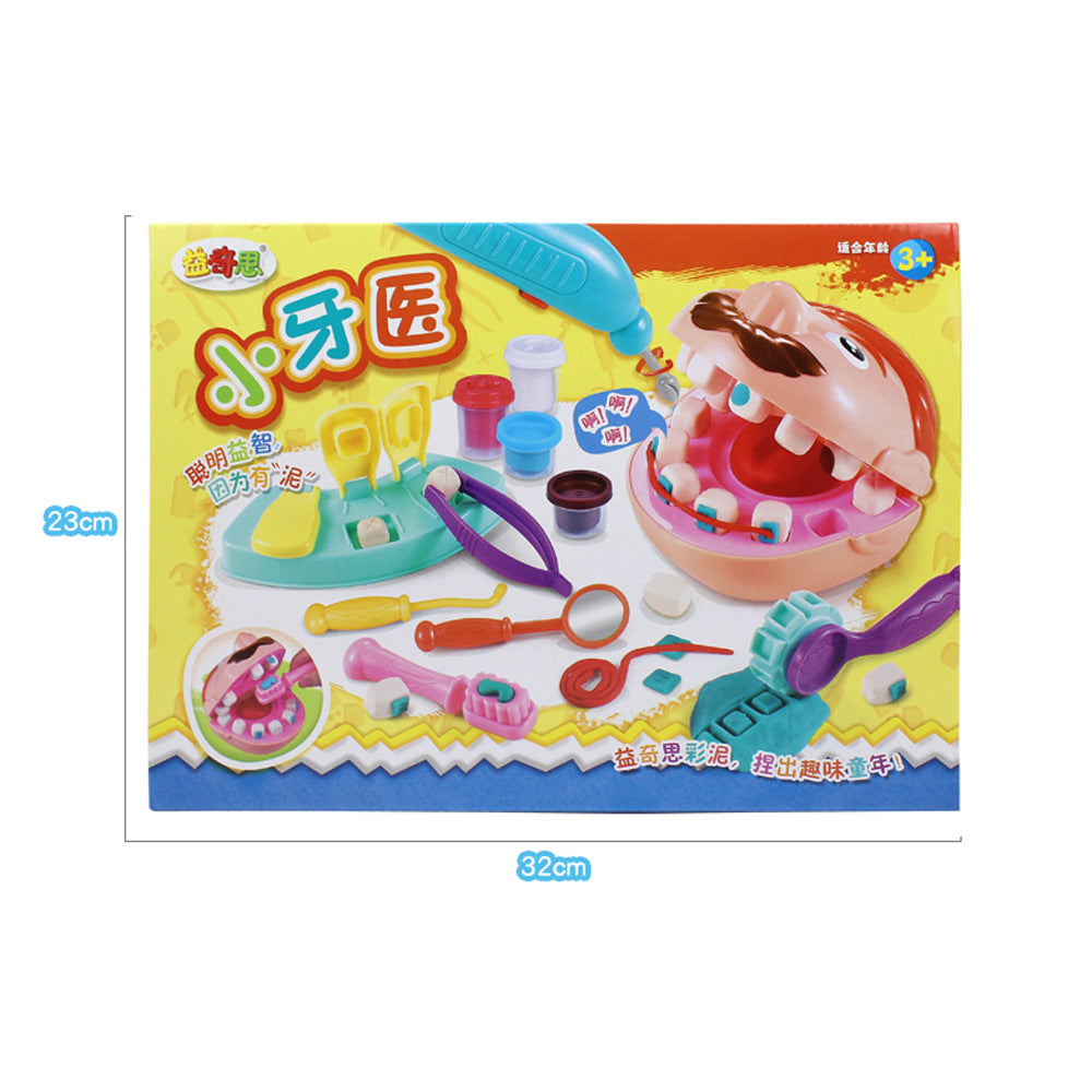 Puzzle Color Mud Little Dentist Plasticine Clay DIY Mold