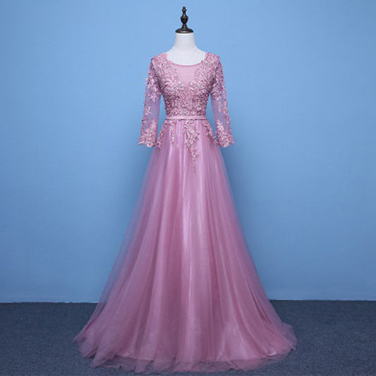 Fashion Temperament Gauze Skirt Bride Toast Dress