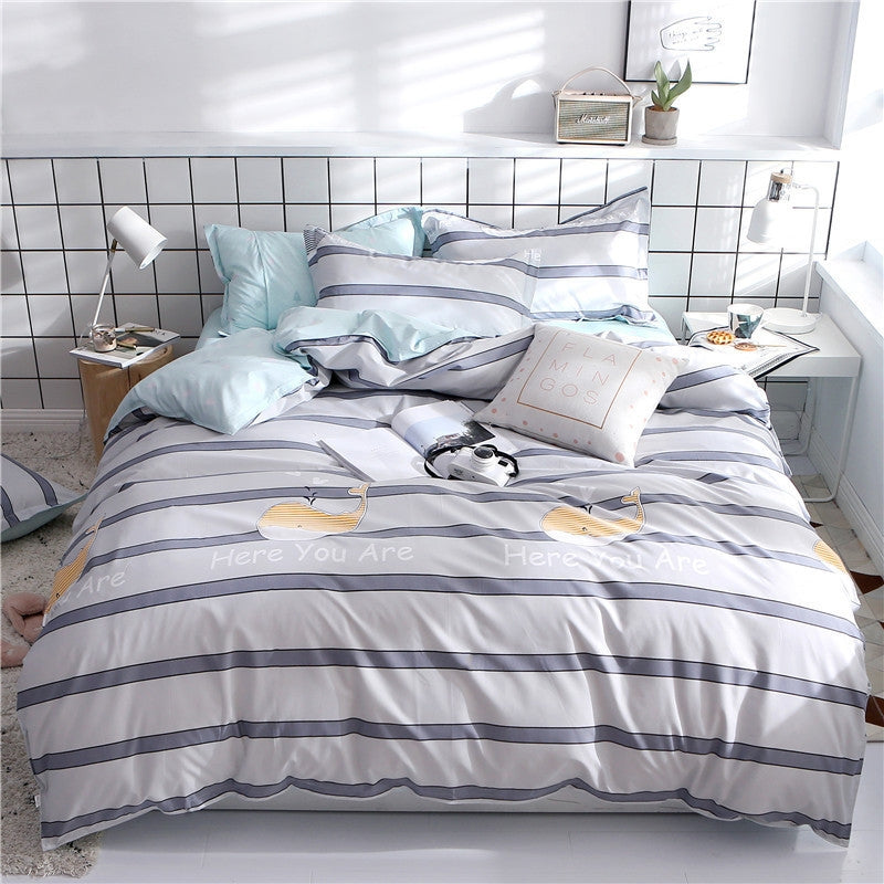 Pillowcase Bed Cover Set Sets Bedding Bedsheet Quilt Duvet