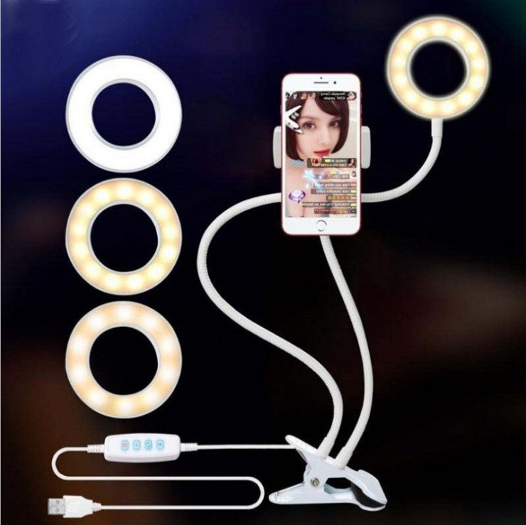 Internet Celebrity Live Broadcast LED3.5 Inch 9CM Fill Light USB Port Small Clip Anchor Selfie