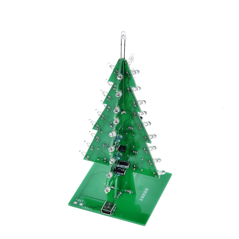 Three-dimensional Seven-color Christmas Tree LED Water Lights