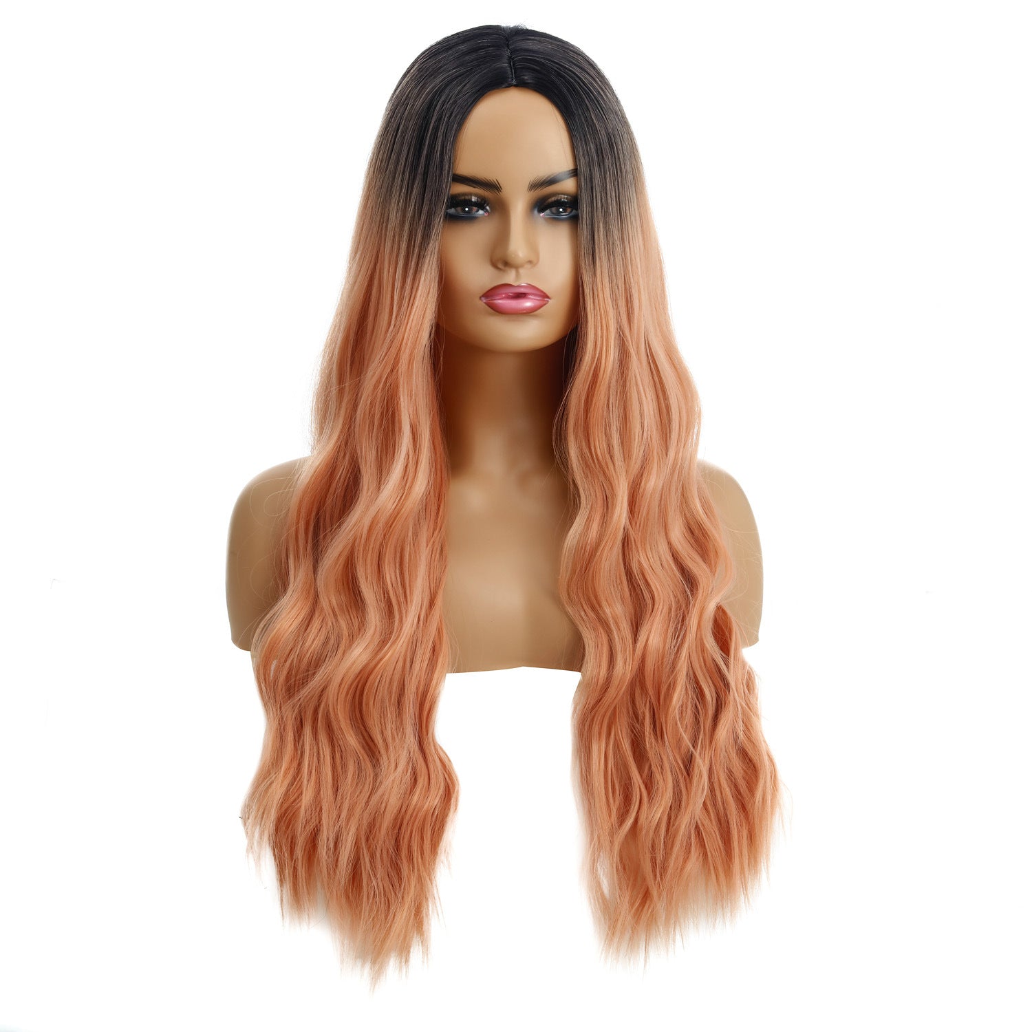 European And American Female Wigs, Wavy Curly Hair, Ladies Wig Head