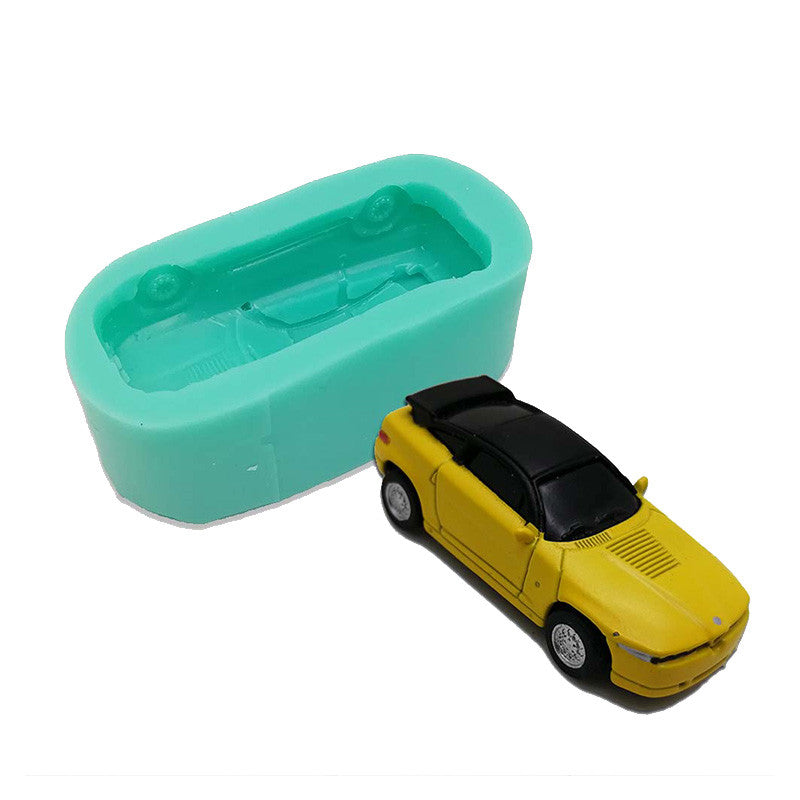 Small Racing Car Mold Silicone 3d Three-dimensional Creative Cake Decoration